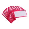 BEAUTY LEADER 15pcs Nail Art Soft Stamping Protective Rose Red Color Stamper Rectangel Stamp Holder for 6x12cm Stamping Plate
