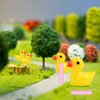 100Pcs Mini Resin Ducks, Tiny Ducks Figurines Bulk for Miniature Dollhouse Decor Accessories Garden Aquarium Potted DIY Ornament Party Toys