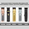 black FX Replacement Blades Compatible with BaByliss Trimmer Blades,DLC Replacement Blades Compatible with BaBylissPRO FX787 & FX726 Trimmers