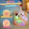 BSTAOFY Light up Music Happy Birthday Puppy Dog Soft Plush Pillow Birthday Stuffed Animal Dog Birthday Gift for Toddler Kids Girls, 14''