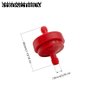 Strongthium Lawn Mower 1/4 Inch ID Inline Gas Fuel Filter Replacement for Briggs Stratton 298090 298090S 298090 394358 394358s 56679 56679MA 7014359YP x3 with Fuel Clamps x6