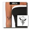 UBICA Temporary Tattoos Adult, 2 Sheets Fake Tattoos, Realistic And Long-Lasting Non-Reflective, Waterproof For 1-2 Weeks, Soul Dancers Tattoo 3x3in