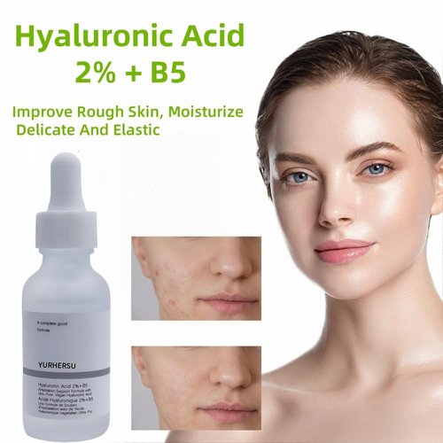 Hyaluronic Acid 2% + B5 Facial Serum - Hyaluronic Acid Hydrating Serum Moisturizes And Restores Dry Skin, Women Plump And Smooth Skin Facial Care Serum 30(ML)