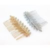 yueton 2pcs Gold and Silver Leaf Olive Branch Leaves Fashion Ladies Bride Wedding Hair Combs Headdress Hair Pins