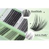 False Eyelashes Kit, 530pcs, Wispy Lashes Pearl False Eyelashes Fluffy Natural Look False Eyelashes Thick Soft Curly Lash Extensions