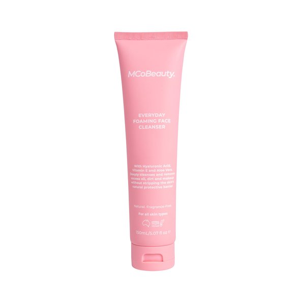 MCoBeauty Everyday Foaming Face Cleanser - Deep Cleansing & Hydration, Vegan, Cruelty Free Cosmetics