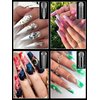 EBANKU Dual Forms for Poly Nail Gel 288PCS Dual Nail Forms Molds Stiletto Coffin Ballerina Acrylic Nail Tips 12 Shapes for Builder Gel Manicure Nail Art Design Salon DIY at Home