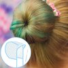3 Sets Hair Coloring Kit, Includes 3 Pieces of PVC Hair Coloring Caps with 3 Pieces Styling Tools, 3 Pieces Disposable Hair Dye Shawl, 3 Pairs Gloves, 3 Pieces Dye Brushes for Dyeing Hair (Blue)