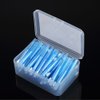 Interdental Slim Brush Anself 60Pcs Dental Floss Picks Refill Inter-Dental Brush Teeth Stick Toothpick Flosser for Oral Deep Clean Health Care