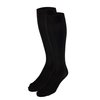 Truform 30-40 mmHg Compression Stockings for Men and Women, Knee High Length, Closed Toe, Black, Medium