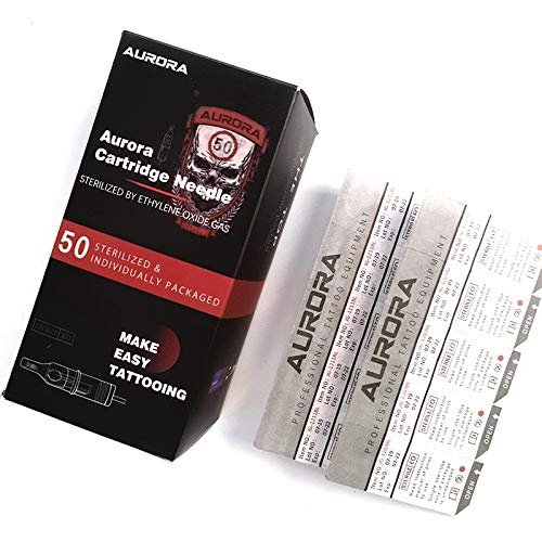 Aurora Cartridges Tattoo Needle 20 Unite Box (50 pcs Mix)