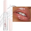Crystal Lip Gloss Lip Plumper Gloss Tinted Lipgloss Lip Oil Teens Moisturizing Lipstick Lip Balm High Shine And Vegan Plumping Lip Gloss For Women Girls Long-Lasting Dry Lip Care 01