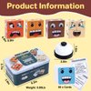 Face Change Cube Game, Face Blocks Wooden Face Changing Magic Cube Game with Bell Mini Expression Puzzle Building Blocks Game Kids Toy Boys Girls