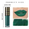 Kilshye Matte Liquid Lipstick Halloween Lipsticks Gothic Pigment Lip Gloss Velvet Lipglaze Costume Lips Cosmestis for Women and Girls Pack of 1 (Green)