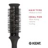Kent AirHedz Round Brush for Blow Drying, Ceramic Barrel for Long Bobs and Short to Mid-Length Hair, Faster Drying Time
