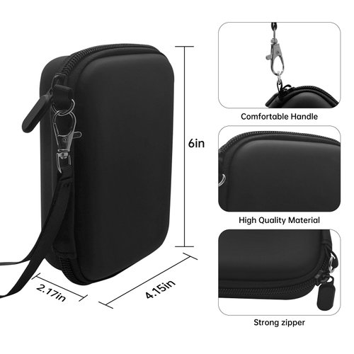 Travel Case Compatible with RG35xx /RG35xx Plus Retro Handheld Game Console，Waterproof and Shockproof Portable，Case Easy to Use and Carry (Case Only)