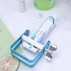 Healifty Metal Toothpaste Tube Squeezer - Rolling Toothpaste Squeezer, Paint Tube Wringer for Toothpaste, Artist, Hair Salon, Painter (Blue)