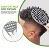 KOUPA Magic Silicone Curly Hair Brush, One Piece Twist Curl Comb for Afro Curls, Washable Hair Tool for Men Women, Grey, 1 Piece