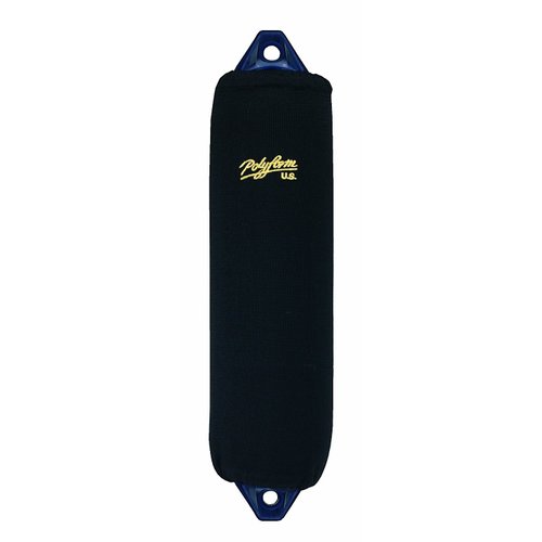 Polyform EFC-04 Black Boat Fender Cover, Fits F-4 Boat Fenders