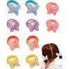 10 Pieces Cute Butterfly Hair Ties for Girls Elastic Rubber Bands Colorful Hair Scrunchies for Toddler Girls Kids Women Ponytail Holders Hair Accessories