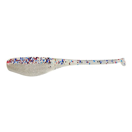 Bobby Garland Crappie Baits Shad Swim'R Soft Plastic Fishing Lure, Accessories for Freshwater Fishing, 2", 15 per Pack, Patriot