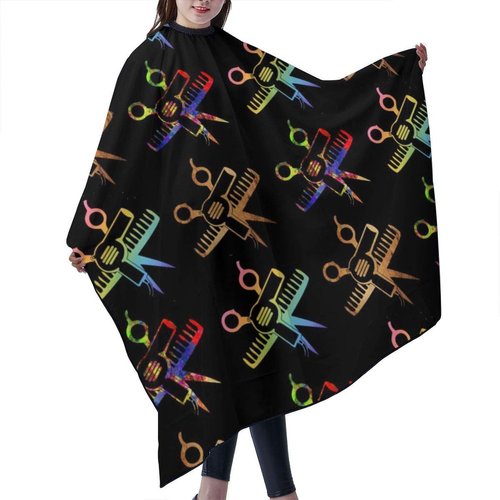 Colored Tools Barber Cape Haircut Capes Salon Hair Cutting Capes Personalized Apron Hairstylist Hairdressing Cape 55 X 66 in