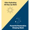 Lip Sleeping Mask Overnight Moisturizer Balm with Organic Shea Butter and Raw Honey Softens and Hydrates Dry Cracked Lips While You Sleep