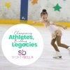 Infinity Collection Figure Skating Hair Accessories, No Crease Ice Skating Hair Ties Set of 5, Skate Party Favors