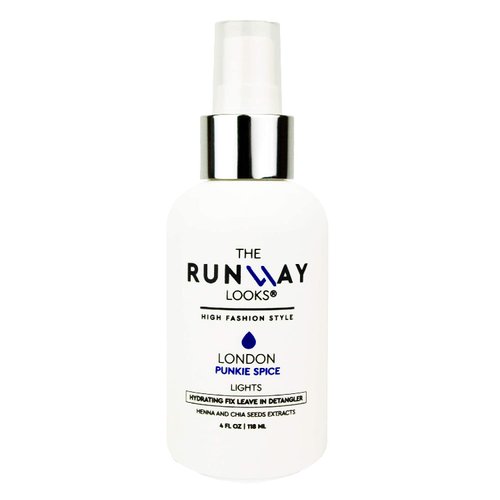 The Runway Looks Punkie Spice Leave-In Detangler with Henna and Chia Seeds Extracts, Hydrating Fix Formula, Knot-Free & Radiant Hair (4oz)