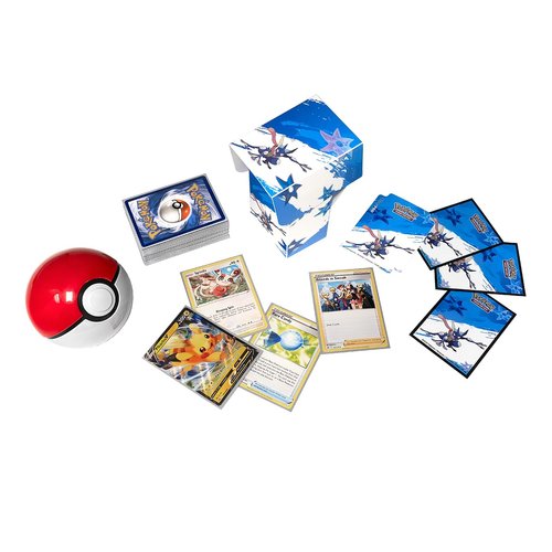Ultra Pro - Greninja Full View Deck Box® for Pokémon, Rigid Gaming Card Protection Accessory Solution Storage Container Deck Divider Included Full-color Artwork
