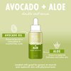 ColourPop Fourth Ray Beauty Avocado + Aloe Double Shot Face Serum - Nourishing & Hydrating Serum with Antioxidant-Rich Avocado Oil & Aloe to Soften Skin (.95 fl oz)