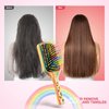 Rainbow Hair Brush for Women, Men, and Kids - Health and Massage, Everyday Brush (Small)