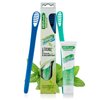 VeriFresh Fresh Breath Kit for Bad Breath Family-Pack - 2 Tongue Scraper & Cleaners with 1 Cleaning Gel – All Natural Treatment