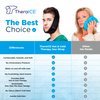 TheraICE Soft Wisdom Teeth Recovery Ice Pack Face Wrap. TMJ Pain Relief Product. Dental Oral Surgery Ice Pack. Jaw Chin Tonsillectomy Head Facial Jaw Bra Stretchable Cold Gel. No Hard Insert-1 Size