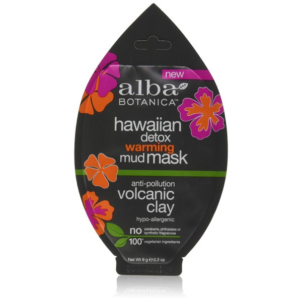 Alba Botanica Alba hawaiian detox warming mud mask anti-polution volvanic clay .3oz, 0.3 Ounce