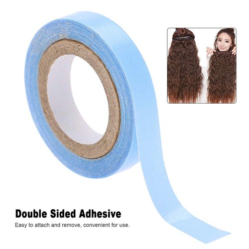 ANGGREK 3 Yards, No Shine Double-Sided Hair Bonding Beauty Tool Waterproof Nano Hair Extension Adhesive Glue Strips Wig Tape for Toupee Hairpiece