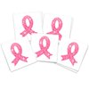 Dopetattoo 50 Pcs Breast Cancer Awareness Accessories Glitter Tattoo Stickers Temporary Tattoos Face Stickers Face Tattoos Pink Ribbon Tattoos Body Tattoos for Women Girls Body Tattoo Accessories