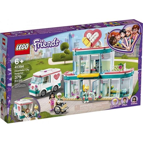 LEGO Friends Heartlake City Hospital 41394 Best Doctor Toy Building Kit, Featuring Friends Character Emma (379 Pieces)