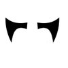 Patriot | Eye Black | Sports Eye black Tattoo (Axe Head, 6, Count)