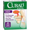 Medline CUR45243Z Curad Adhesive Bandages, Sheer (Box of 1)