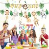 19pcs Wild one Birthday Party Supplies,Wild one Banner,Wild one animal Hanging CutoutsHanging Swirl,Wild one Birthday Honeycomb Centerpieces Jungle Animal Birthday Decorations set