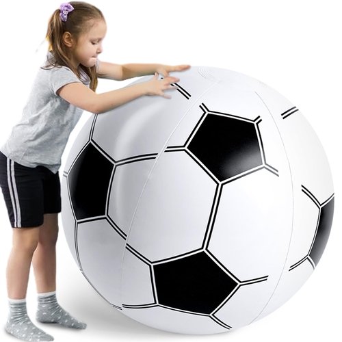 Shindel Inflatable Beach Ball, 27inch Inflatable Soccer Ball for Kids Soccer Beach Ball for Summer Swimming Pool Beach Game Toy