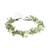 FIDDY898 Green Leaf Flower Crown Eucalyptus Crown Wedding Bridal Maternity Photo Props Headpiece J01