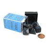 Chessex Polyhedral 7-Die Opaque Dice Set - Dusty Blue with Copper Numbers