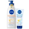 NIVEA Skin Firming Body Lotion Variety Pack with 16.9 Fl Oz Hydrating Body Lotion and 6.7 Oz Skin Firming Gel Cream