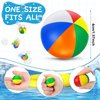 70 Pcs Beach Stress Balls in Bulk Mini Beach Balls Relief Balls Rainbow Foam Beach Squeeze Balls Pool Balls for School Carnival Reward Birthday Hawaiian Party Favors