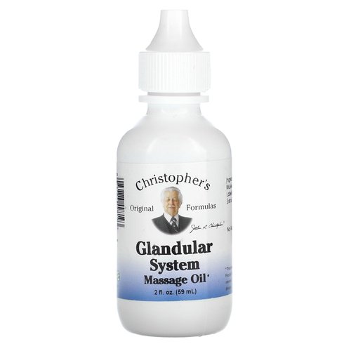 Christopher's Original Formulas Glandular System Massage Oil, 2 fl oz (59 ml)