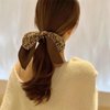 Silk Satin Bow hair Scrunchies for Women Girls Elastic Bowknot Hair Ties for Women Bowknots Hair Tie Hair Bows Ponytail Holder Bows hair Accessories Bow Scrunchie 3 Pcs