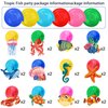 Clabby 30 Pcs Tropical Fish Hanging Swirls Under the Sea Party Decorations Ceiling Decor Ocean Themed Party Mermaid Creatures Beach Party Supplies Under the Sea Decor(Mixed Style)