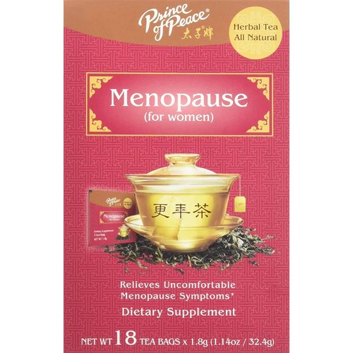Prince of Peace Menopause Tea, 18 Tea Bags – Herbal Tea for Menopause – Menopause Relief – Hormone Balance for Women – Prince of Peace – Relief for Hot Flashes